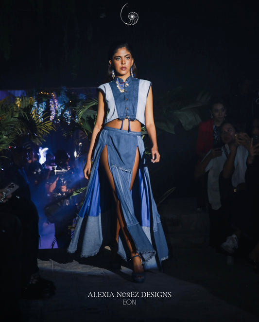 RHEEMA CONVERTIBLE LAYERED RUFFLE UNISEX TOP