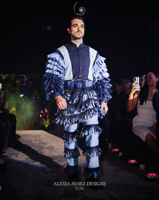 JAMES LAYERED RUFFLE UNISEX TOP