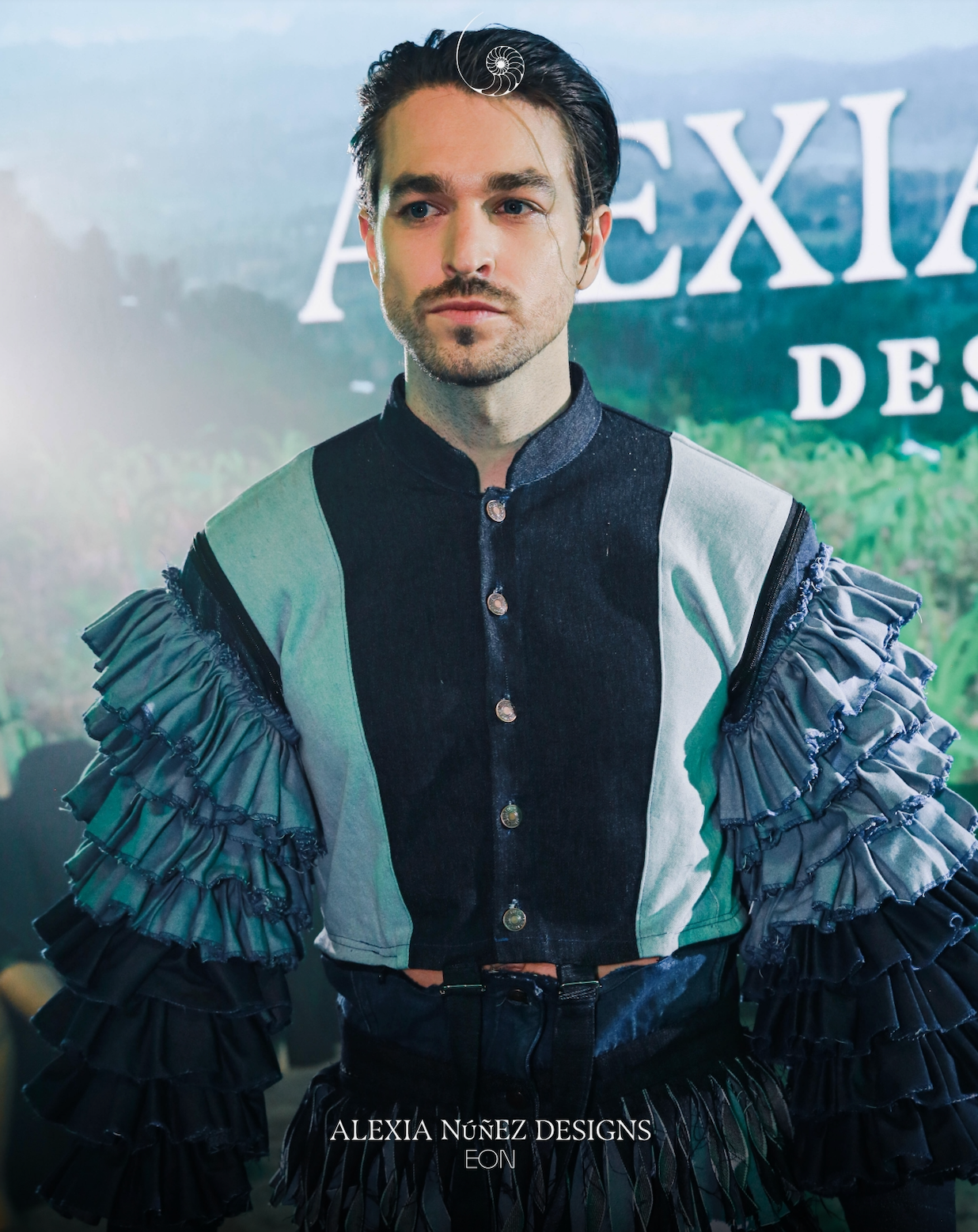 JAMES LAYERED RUFFLE UNISEX TOP – Alexia Núñez Designs