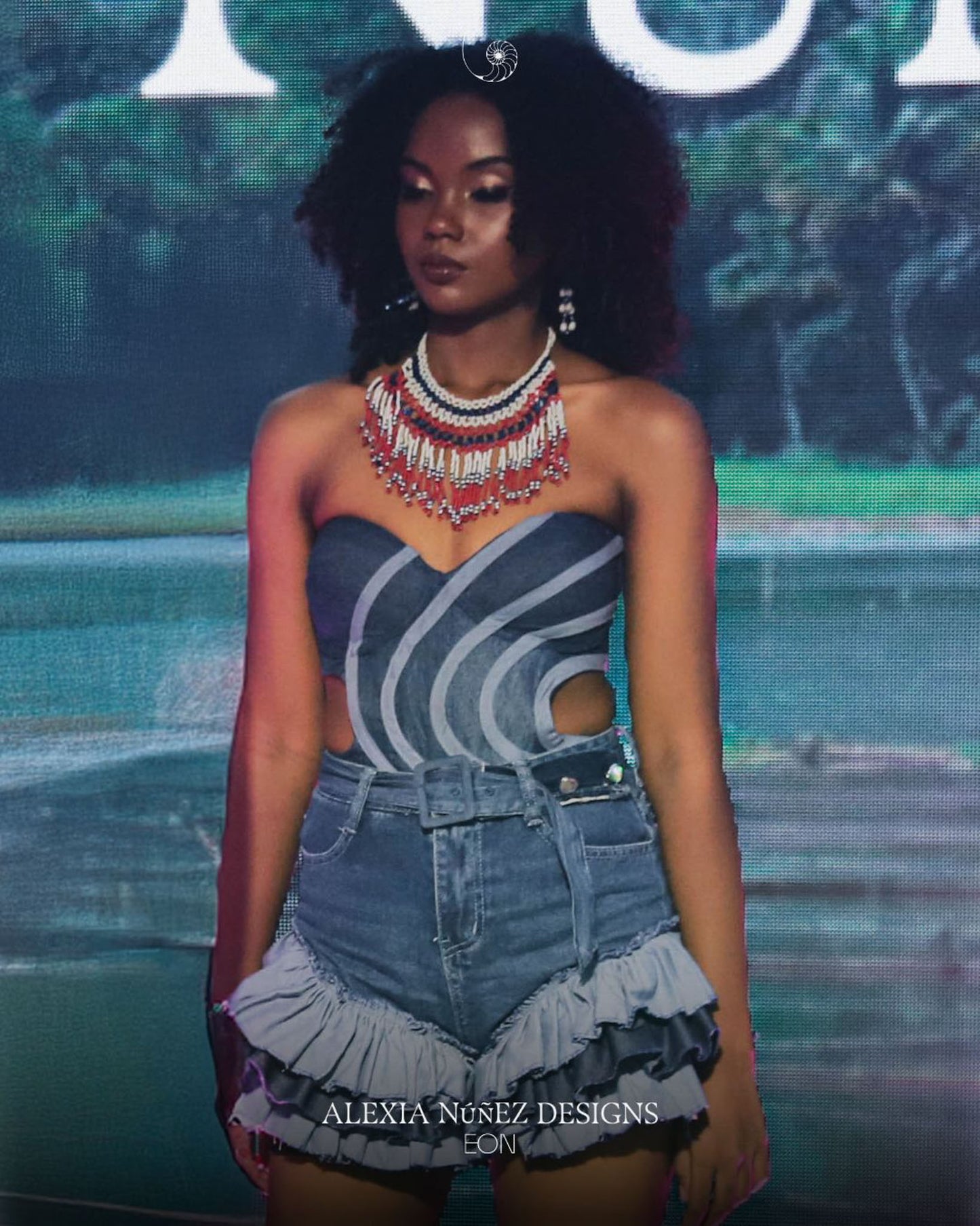 GABRIELLE LAYERED RUFFLE SHORTS